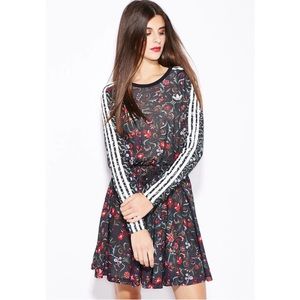 Adidas Moscow Printed Tie Waist Dress RARE